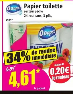 Norma OOPS Papier toilette offre