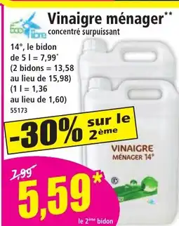 Norma Vinaigre ménager offre