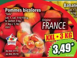 Norma Pommes bicolores offre
