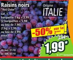 Norma Raisins noirs offre