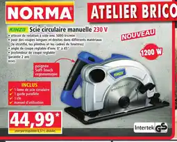 Norma KINZD Scie circulaire manuelle 230 V offre