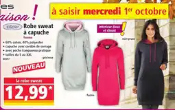 Norma ELLE NOR Robe sweat à capuche offre