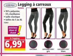 Norma ELLE NOR Legging à carreaux offre