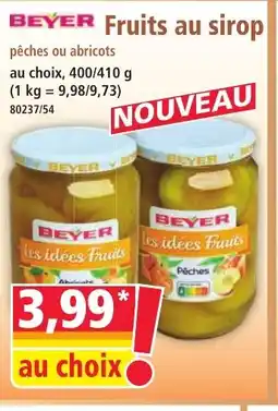 Norma BEYER Fruits au sirop offre