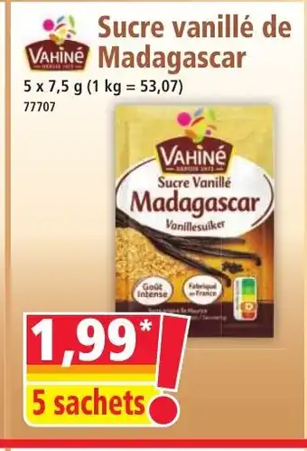Norma VAHINÉ Sucre vanillé de Madagascar offre