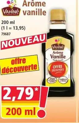 Norma VAHINÉ Arôme vanille offre