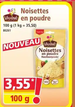 Norma VAHINÉ Noisettes en poudre offre