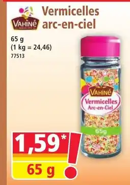 Norma VAHINÉ Vermicelles arc-en-ciel offre
