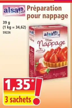 Norma ALSA Préparation pour nappage offre