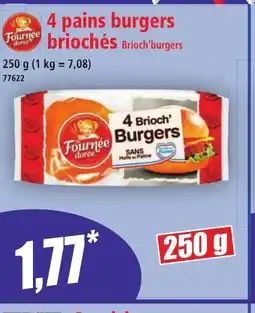 Norma 4 pains burgers brioches offre