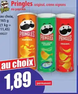 Norma PRINGLES offre