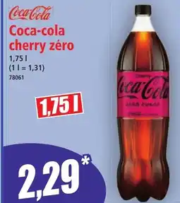 Norma COCA-COLA cherry zéro offre