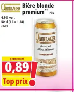 Norma OBERLAGER Bière blonde premium offre