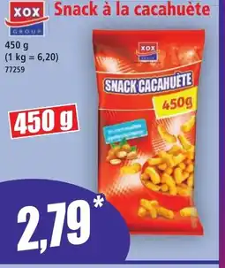 Norma XOX Snack à la cacahuète offre