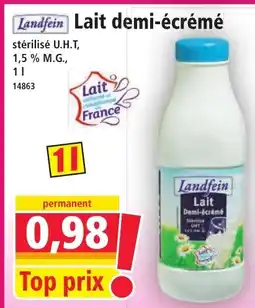 Norma LANDFEIN Lait demi-écrémé offre