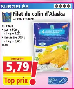 Norma FJORD Filet de colin d'Alaska offre
