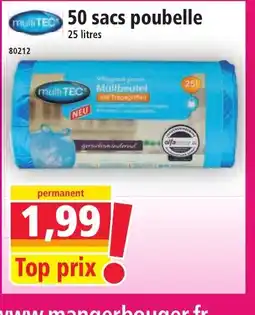 Norma MULTITEC 50 sacs poubelle offre