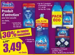 Norma FINISH Produit d'entretien offre