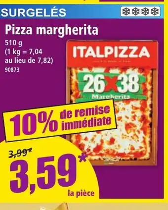 Norma Pizza margherita offre