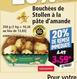 Norma Bouchées de Stollen à la pâte d'amande offre