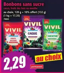 Norma Bonbons sans sucre offre
