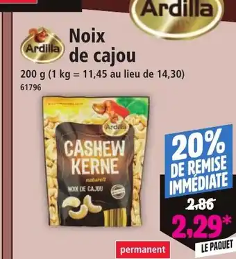 Norma ARDILLA Noix de cajou offre