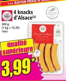 Norma 4 knacks d'Alsace offre