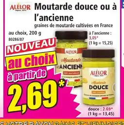 Norma ALELOR Moutarde douce ou à l'ancienne offre