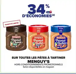 Carrefour MENGUY'S Sur toutes les pâtes à tartiner offre