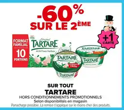 Carrefour TARTARE Sur tout offre