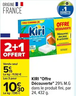 Carrefour KIRI Offre Découverte offre