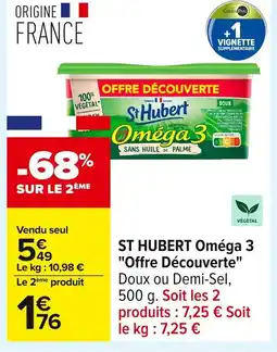 Carrefour ST HUBERT Oméga 3 Offre Découverte offre