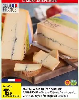 Carrefour Morbier offre