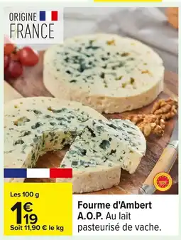 Carrefour Fourme d'Ambert A.O.P. offre