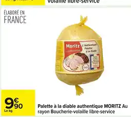 Carrefour MORITZ Palette à la diable authentique offre