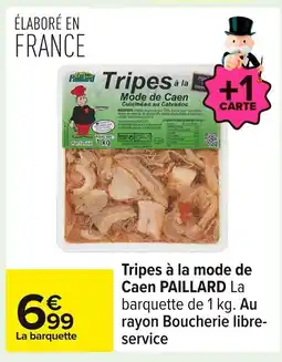 Carrefour PAILLARD Tripes à la mode de Caen offre