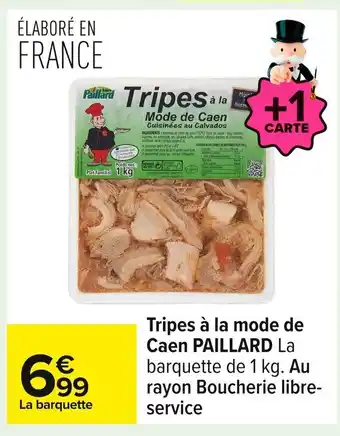 Carrefour PAILLARD Tripes à la mode de Caen offre