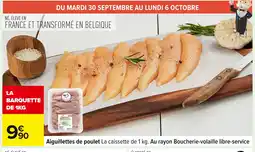 Carrefour Aiguillettes de poulet offre