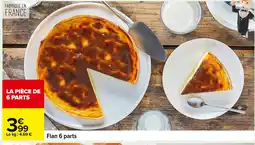Carrefour Flan 6 parts offre