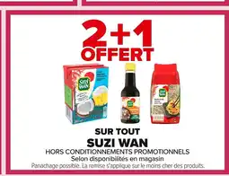 Carrefour SUZI WAN Sur tout offre
