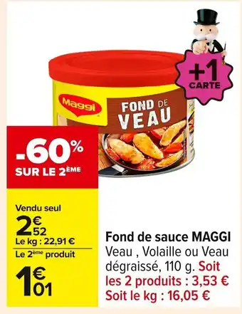 Carrefour MAGGI Fond de sauce offre