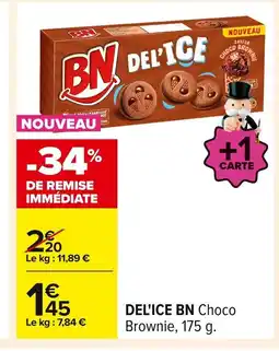 Carrefour DEL'ICE BN Choco Brownie offre