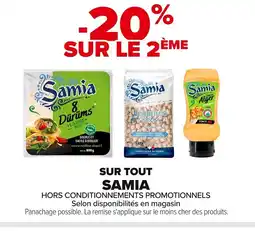 Carrefour SAMIA Sur tout offre