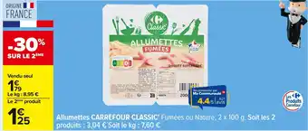 Carrefour CARREFOUR CLASSIC Allumettes offre
