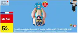 Carrefour LES FERMIERS DE LOUÉ Poulet fermier Label Rouge I.G.P. Volaille du Maine offre