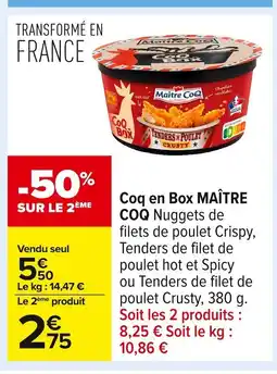 Carrefour MAÎTRE COQ Coq en Box offre