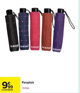 Carrefour ISOTONER Parapluie offre