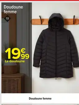 Carrefour Doudoune femme offre