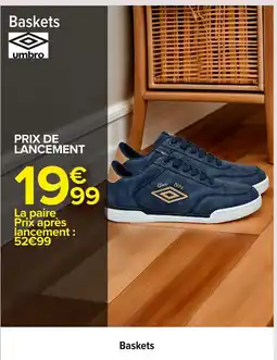 Carrefour UMBRO Baskets offre