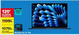 Carrefour MacBook Air 13" M4 offre